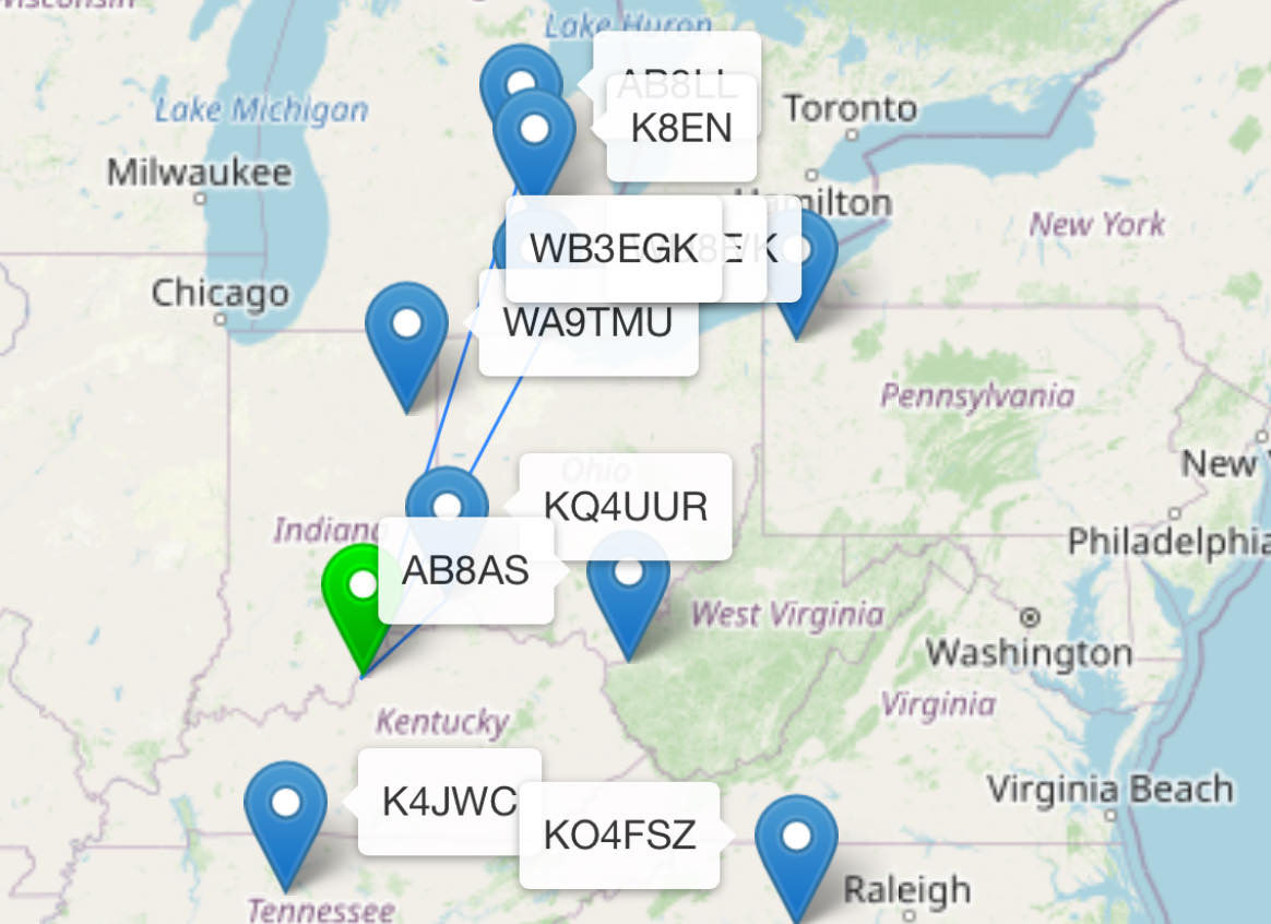 HF contacts at park US-2255